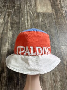 Zara Blue Green Panel Bucket Unisex Hat with White Logo